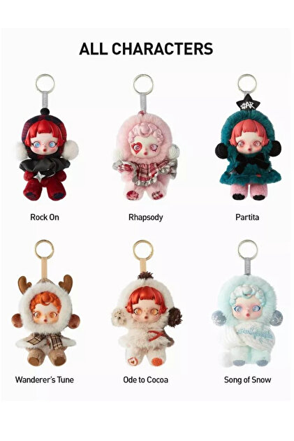 Pop Mart Skullpanda Anahtarlık – 6'lı Tam Set Winter Koleksiyonu