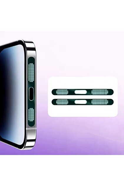 【Suhr】iPhone 8 3台セット Remiuse iPhone Alt Hoparlör Koruyucu Sticker Toz Filtresi | Toz
