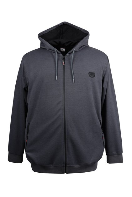 Large Size Hooded Doubleface Sweat Smoked (Wide Comfortable Fit)