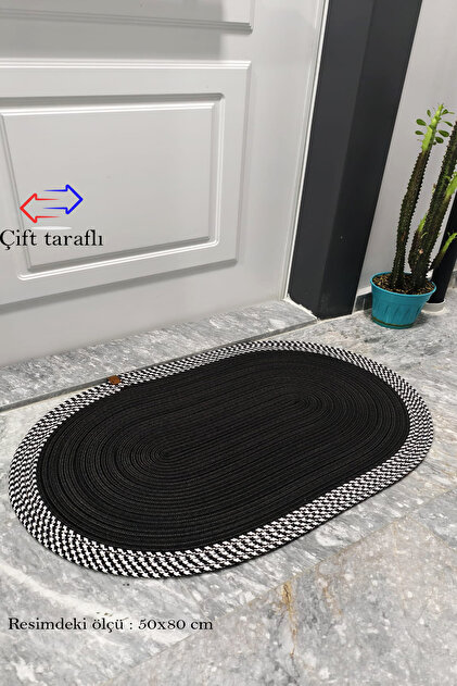 Jüt Hasır Kapı önü Paspası Halı Yolluk Hasır Halı Banyo Paspası