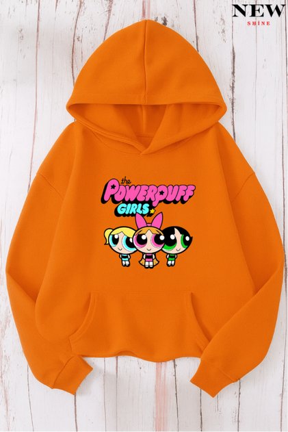 Hanorac cu imprimeu Powerpuff Girls