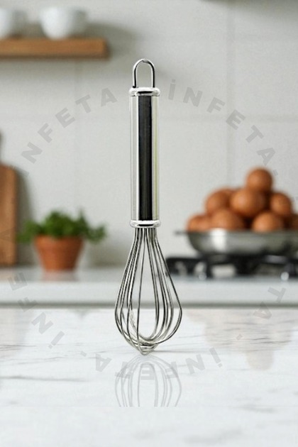 Chrome Whisk Practical Egg Sauce Cake Whisk Small 26 cm