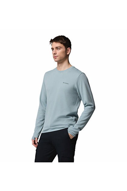 ウェア TSC Cool Long Tee (gray) XL Columbia Tech Trail Utility Warm Crew Erkek Teknik Uzun Kollu T