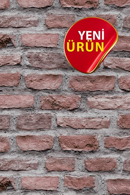 Bien Exclusive 7998 Kiremit Renk Geçmeli Taş Desenli 3D Görünüm Duvar Kağıdı 5 M²