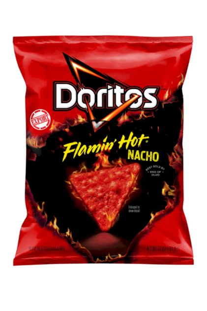Flaming Hot Nacho Tortilla Chips, 11 OZ (312g) - Export x 4