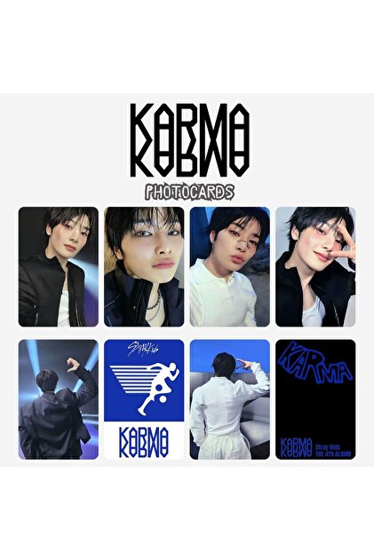 Kpop Dünyasi STRAY KIDS IN '' Karma '' Photocards Set - Fiyatı