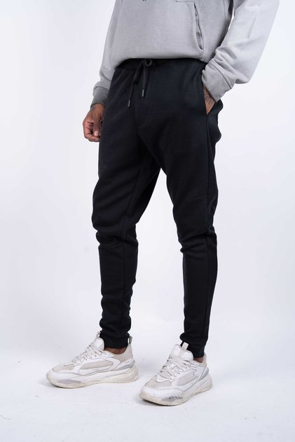 Regular Fit Siyah Eşofman Altı