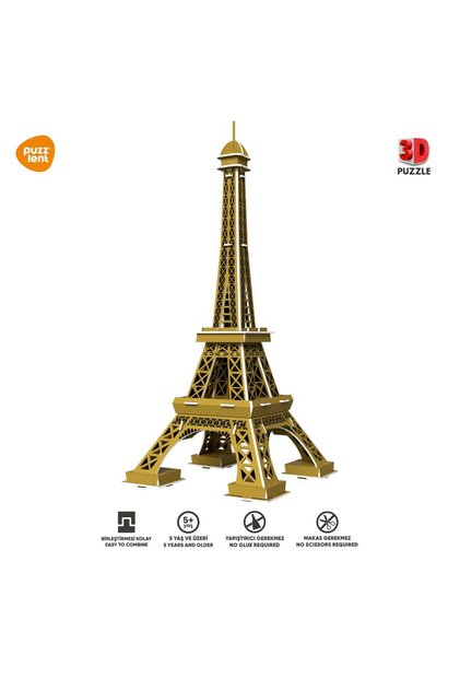 Eyfel Kulesi 3D Puzzle – Paris’in Simgesi Şimdi Evinizde