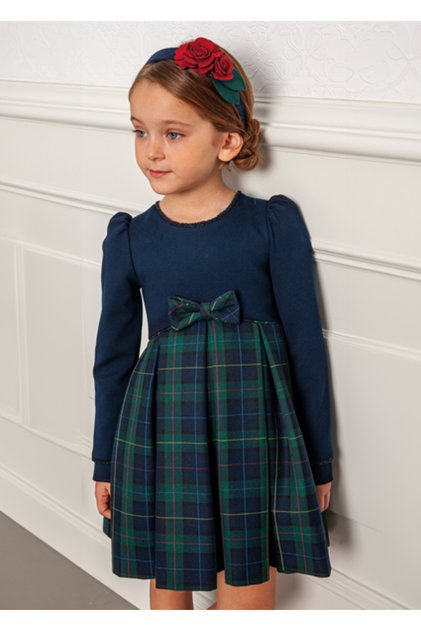 Abel Lula Girl's Plaid Dress 5529