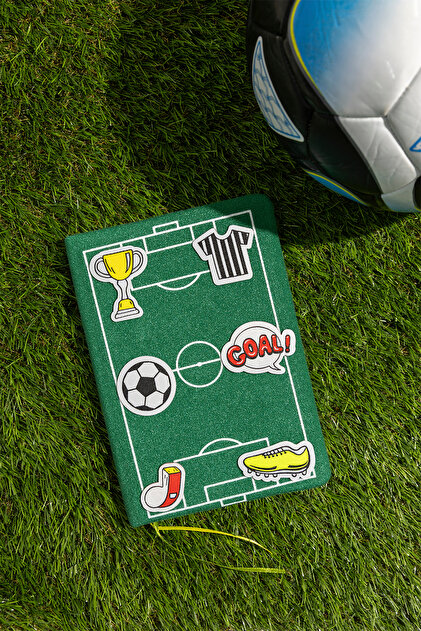 Pelüş ve Eğlenceli Defter - Futbol Figürlü