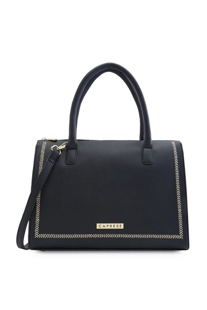 POPPY SATCHEL SMALL BLACK