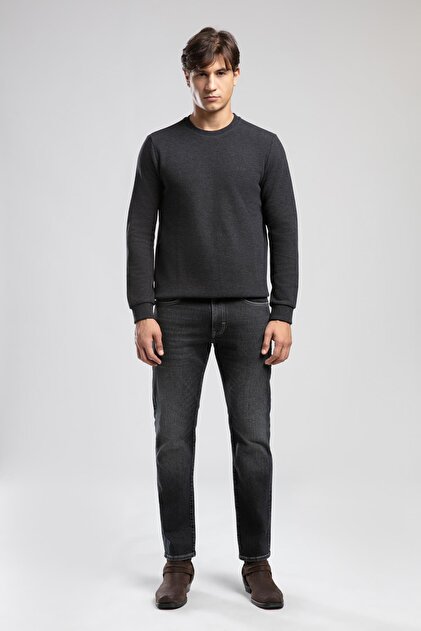 Lee Cooper Newdwade Erkek O Yaka Sweatshirt Antrasit - Fiyatı