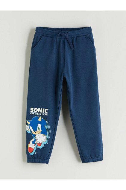 Petrol Beli Elasticated Sonic Printed Boys' Jogger Sweatpants
