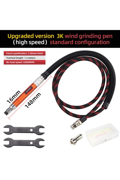 3k HIFESON Pneumatic Wind Grinder Min Polisher Grinding Machine High Speed Air Micro Die Grinder Pen