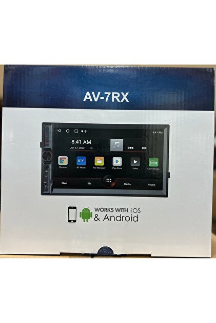 スマートフォン本体 RinRin AVX AV-7RX 3-32 7” ANDROİD DOUBLE TEYP FULL HD GERİ GÖRÜŞ KAMERA