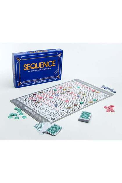 SEQUENCE Original Branded Exciting Top Game of Strategy Deluxe Edition