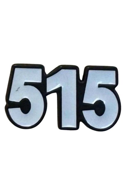ملصق معدني للهاتف المحمول برمز 515