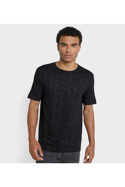 Men's Black Crew Neck Tee