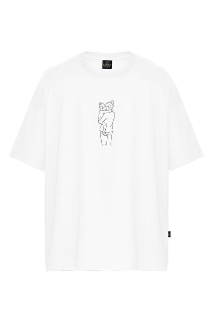 Women's Mother Daughter Printed Oversize T-Shirt