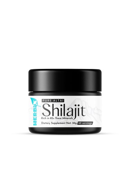 Shilajit Rasina 100% Pura din Muntii Altai 30g. - Herbix