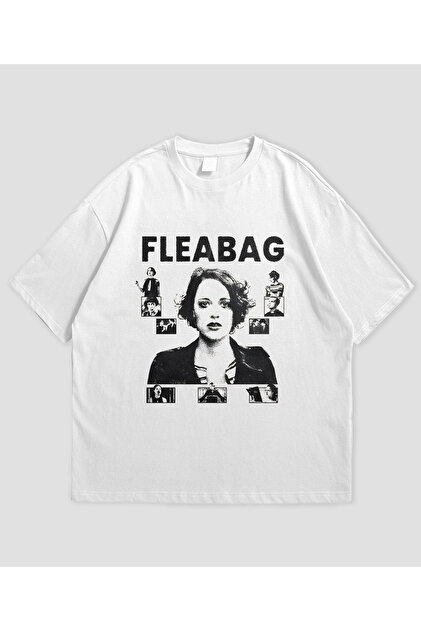 Unisex Oversize T-Shirt with Fleabag Design