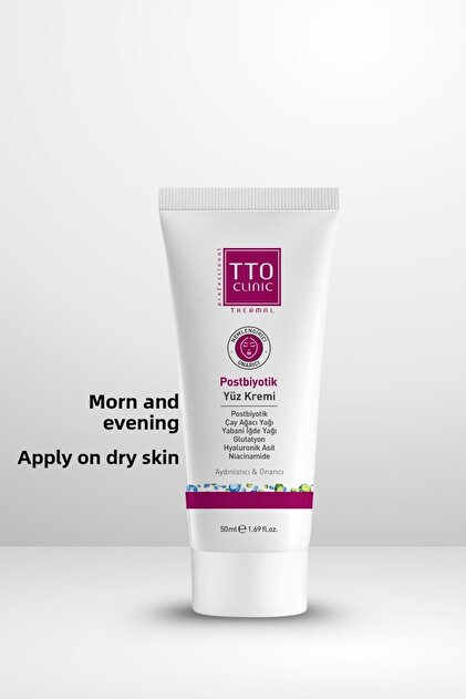 TTO Clinic Postbiotic Face Cream 50 ml (for Rosacea, Acne-Prone