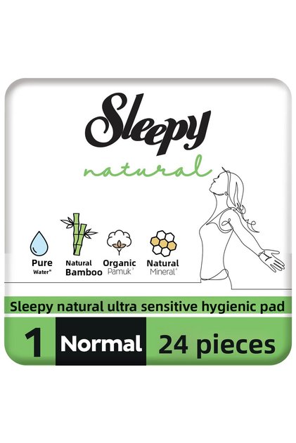 Natural Ultra Sensitive Sanitary Pad Normal 24 Pcs Pads
