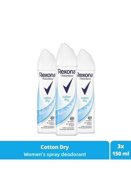 Deodorant spray pentru femei Cotton Dry 150 ml X3 bucăți
