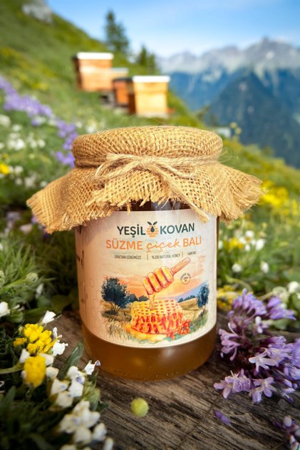 Yüksek Yayla Ham Çiçek Balı 850 g - Hakkari Yüksekova Yöresi (Polifloralı, Doğal, Katkısız)