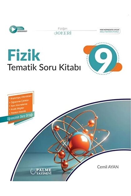 Palme Yayınevi 9.SINIF JOKER FİZİK TEMATİK SORU KİTABI *YENİ*2025