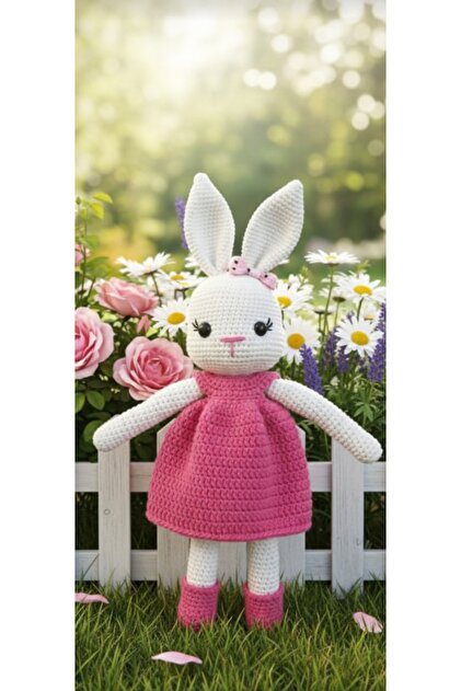 MK hobievimm Amigurumi Tavşan Organik Oyuncak - Fiyatı, Yorumları