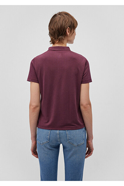 Mavi Lux TENCEL TM Bordo Modal Polo Tişört Slim Fit / Dar Kesim