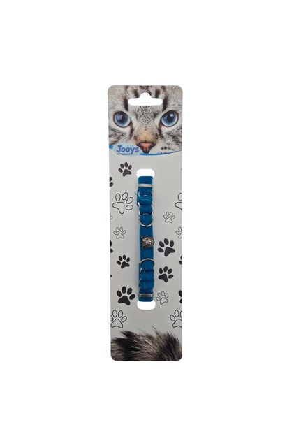 Velvet Bell Ring Cat Collar Turquoise