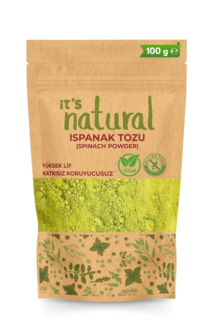Natural Ispanak Tozu Katkısız 100 G