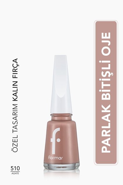Nail Enamel Yüksek Pigmentli & Parlak Bitişli Oje Fne-510 Agate-