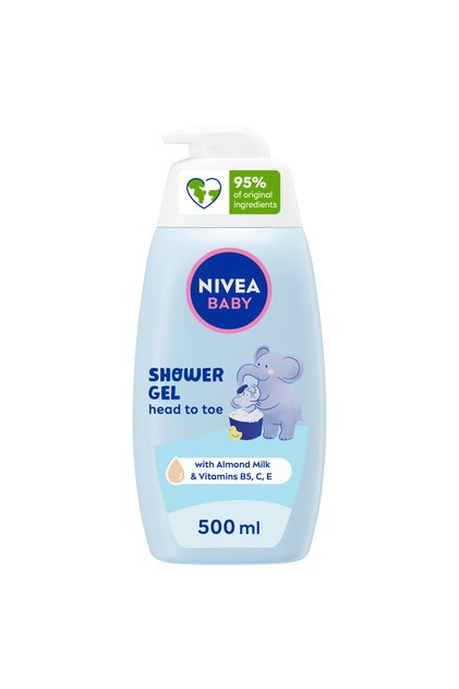 Baby Head To Toe Shampoo & Bath, Calendula Extract, 500ml