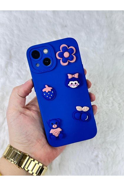 Cute Silicone Launch Toy Bear Case with Teddy Bear Pattern for iPhone 13