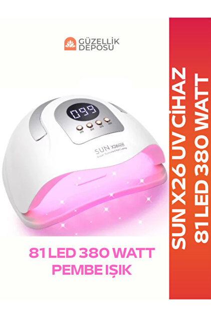 Güzellik Deposu X26 Protez Tırnak Kurutucu Uv Led Cihazı 81 Led