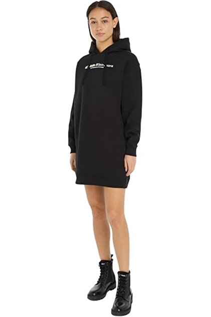 calvin klein ladies' hoodie dress calvin klein ladies lime green hoodie dress size medium
