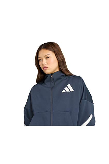 adidas W Z.N.E. Fz Kadın Günlük Ceket JW5320 Lacivert - Fiyatı