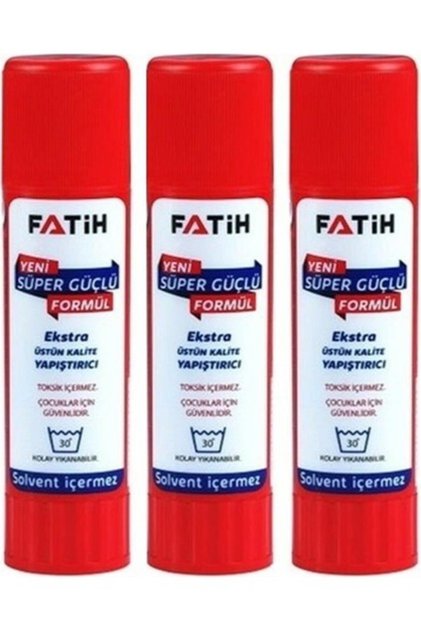 Glue Stick Yapıştırıcı Katı Yapıştırıcı 20 gr Ruj Yapıştırıcı 3 Adet