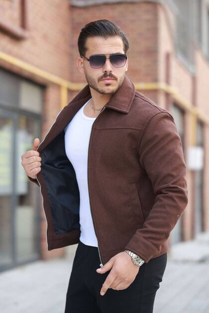 New Season Seasonal Brown Cashmere Jacket