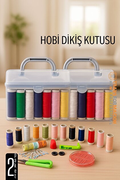 庭いじりセット Creatividad Solutions Dikiş Seti - 42 Parça Renkli Dikiş Seti