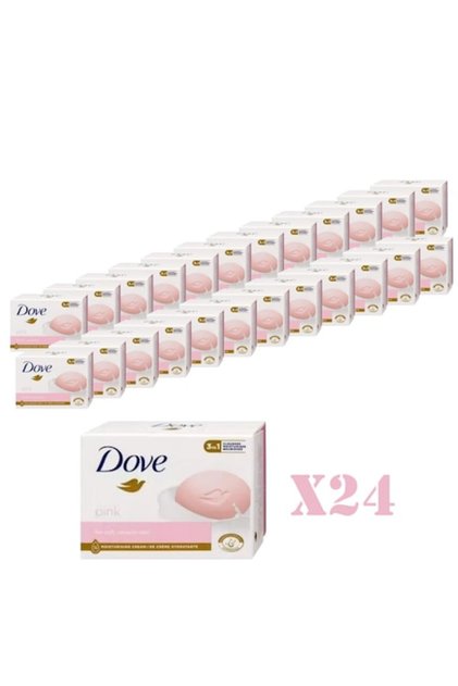 Set Sapun Crema Pink, Trandafir 24 Bucati x 90 g