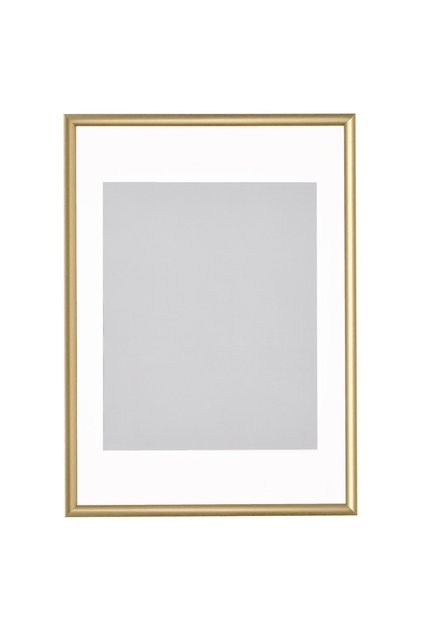 SILVERHÖJDEN Frame, gold-colour, 50 x 70 cm