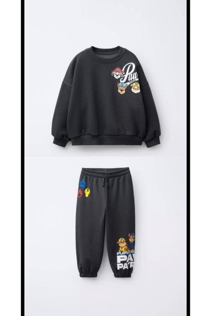 New Season Boys Printed Cotton Fabric Bottom Top Set