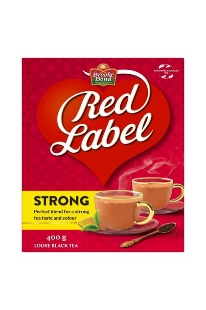 Red Label Black Loose Tea 400 gStrong Taste Rich Aroma Everyday Indian Chai Blend