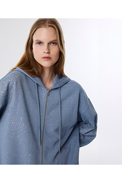 Twist HOTFIX BASKILI YIKAMALI SWEATSHIRT - Fiyatı, Yorumları