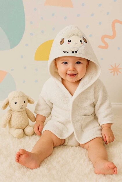 HOUME 3 PARÇA KUTULU BEBEK BORNOZ SETİ-KUZUCUK - Fiyatı, Yorumları