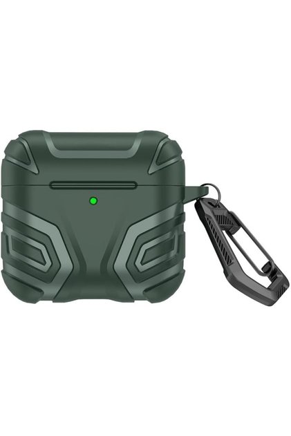 AirPods 5 / AirPods 4 Case Cover | Rugged Case Full Body Shockproof Hard Protection | Dark Green
